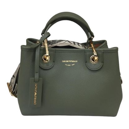 Immagine di EMPORIO ARMANI MY BAG BORSA Shopper Piccola da braccio + pochette verde Y3D166
