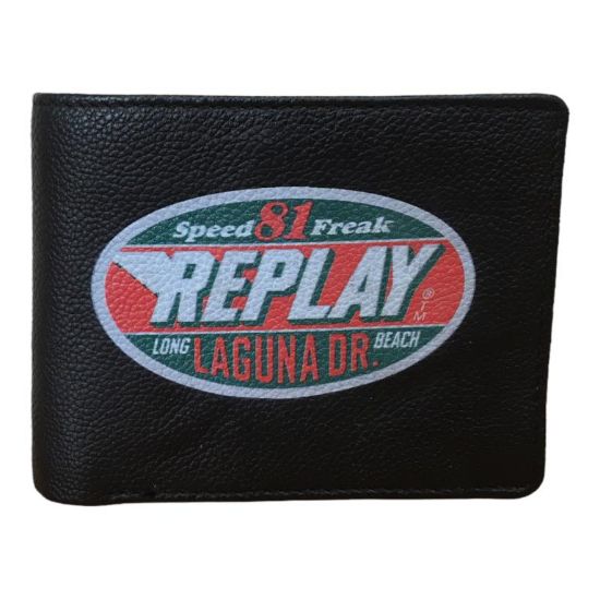 Immagine di REPLAY PORTAFOGLI UOMO con logo frontale 4 credit card + tasca x spicci M5174
