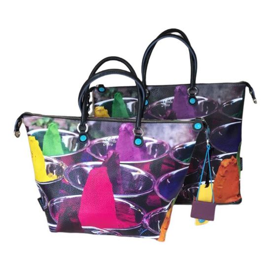 Immagine di GABS BORSA SHOPPER Trasformabil PELLE bauletto sacca zaino 519 - INDIA G3 PLUS L