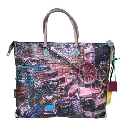 Immagine di GABS BORSA SHOPPER Trasformab PELLE bauletto sacca zaino 521 - VENEZIA G3 PLUS L