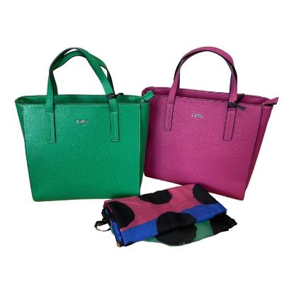 Immagine di PASH BAG BORSA Donna Shopper Media da braccio con tracolla e sciarpa inc GEORGIA