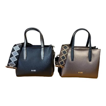 Immagine di MBRC BRACCIALINI borsa donna shopper in pelle Media da braccio con tracolla F176