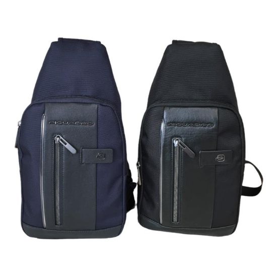 Immagine di PIQUADRO BORSELLO UOMO Monospalla A TRACOLLA CON LUCI tasche CA4536BR2