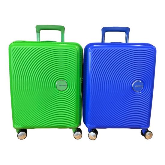 Immagine di American Tourister TROLLEY 4 RUOTE Piccolo CABIN SIZE 55cm Verde /Cobalto 32G001