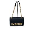 Immagine di LOVE MOSCHINO BORSA DA SPALLA 3 DIVISORI interni PATTINA tracolla scorrev JC4192