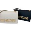 Immagine di LOVE MOSCHINO BORSA DA SPALLA 3 DIVISORI interni PATTINA tracolla scorrev JC4192