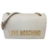 Immagine di LOVE MOSCHINO BORSA DA SPALLA 3 DIVISORI interni PATTINA tracolla scorrev JC4192