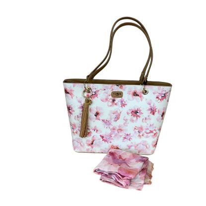 Immagine di PASH BAG Borsa donna shopper da spalla con sciarpa omaggio Colors SERENA