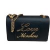 Immagine di LOVE MOSCHINO BORSA DA SPALLA 3 DIVISORI interni PATTINA tracolla scorrev JC4117