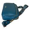 Immagine di MBRC sacca piccola in pelle di vitello 2 tracolle tasche org / Made Italy T123