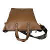 Immagine di MBRC borsa donna shopper Grande da braccio con tracolla / Made Italy CUOIO T194