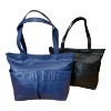 Immagine di MBRC Shopper da spalla in pelle di vitello / tasche esterne / Made in Italy T251