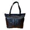 Immagine di MBRC Shopper da spalla in pelle di vitello / tasche esterne / Made in Italy T251