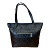 Immagine di MBRC Shopper da spalla in pelle di vitello / tasche esterne / Made in Italy T251