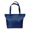 Immagine di MBRC Shopper da spalla in pelle di vitello / tasche esterne / Made in Italy T251