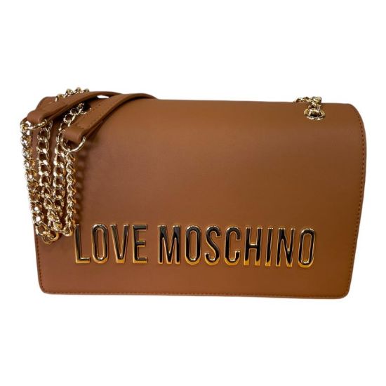 Immagine di LOVE MOSCHINO BORSA DA SPALLA con 3 DIVISORI interni CHIUSA DA PATTINA JC4192