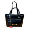 Immagine di LOVE MOSCHINO BORSA DONNA SHOPPER da spalla SPAZZOLATO NERO LUCIDO JC4141