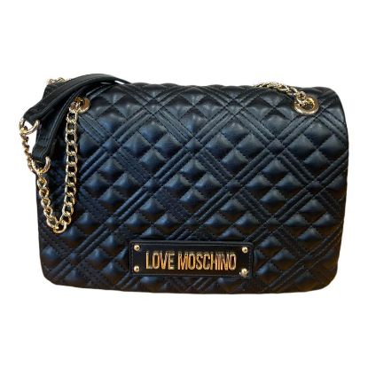 Immagine di LOVE MOSCHINO BORSA DA SPALLA CHIUSA DA PATTA tracolla regolab 2 DIVISORI JC4014