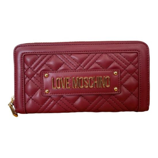 Immagine di LOVE MOSCHINO PORTAFOGLI DONNA A 2 SCOMPARTI CHIUSO da ZIP 8 CARD Bordo' JC5600