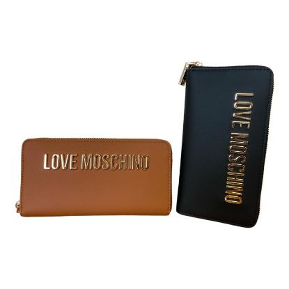 Immagine di LOVE MOSCHINO PORTAFOGLI DONNA 2 DIVISORI CHIUSO con ZIP 8 CREDIT CARD JC5611