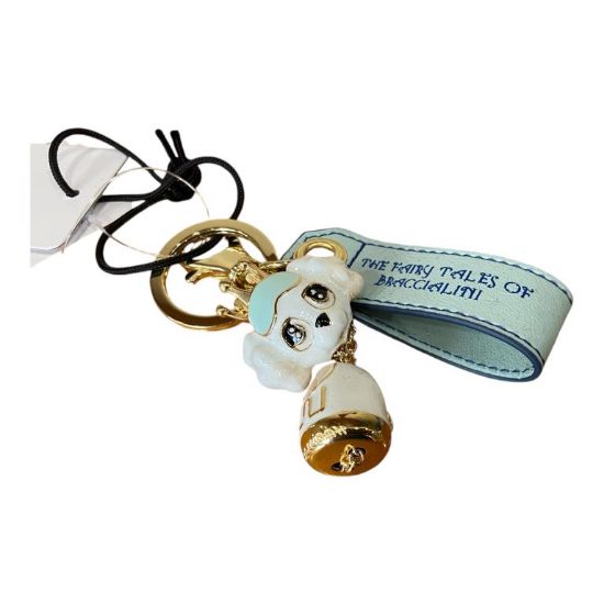 Immagine di BRACCIALINI PORTACHIAVI charm AD ANELLO In metallo con 1 CIONDOLO dog AB0420 KR4