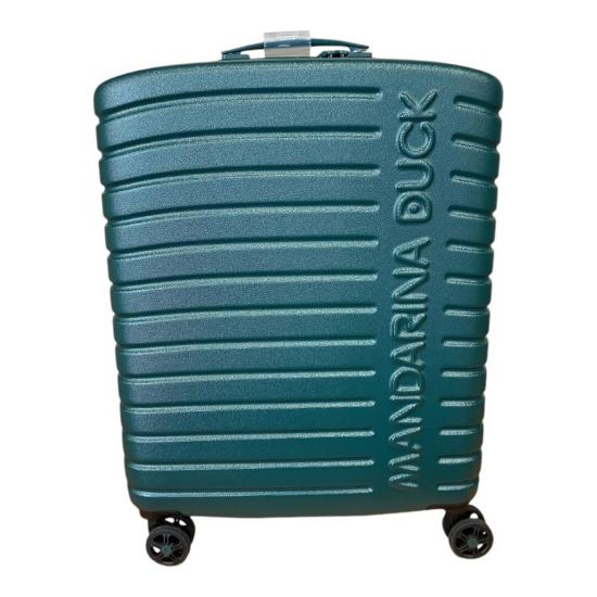 Immagine di MANDARINA DUCK TROLLEY 4 RUOTE Piccolo Rigido CABIN SIZE 55cm verde 1,8 kg KNV01