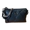 Immagine di PASH BAG BORSA DONNA POCHETTE Tracollina con 2 divisori interni Black ALEXIA