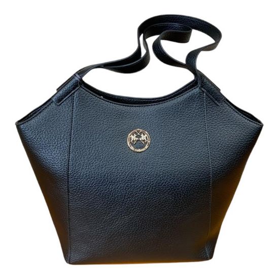 Immagine di LA MARTINA BORSA DONNA Shopper Medio Grande da spalla Nero 01697P