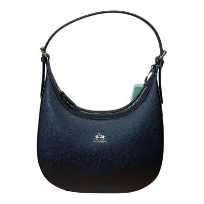 Immagine di LA MARTINA BORSA DONNA in pelle / Sacca hobo Media da spalla Nero 01696P