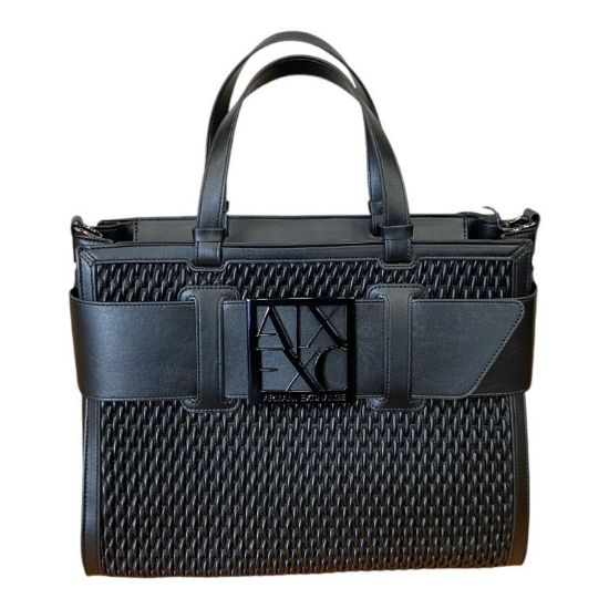 Immagine di ARMANI AX borsa donna shopper MEDIO GRANDE da Braccio cn tracolla treccia 942689