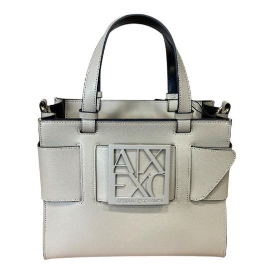 Immagine di ARMANI AX borsa donna shopping MEDIO PICCOLO da Braccio + tracolla SABBIA 942690