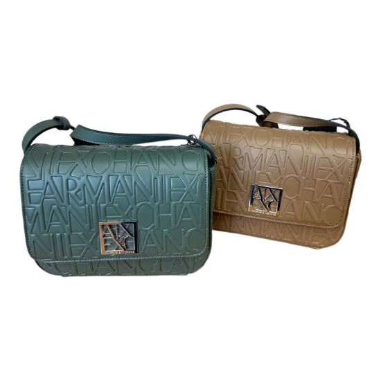 Immagine di ARMANI EXCHANGE piccola borsa da spalla chiusa con PATTA tracolla colors 942648