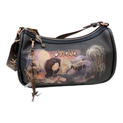 Immagine di ANEKKE Borsa Donna Sacca Piccola baquette da spalla con tracolla appl 39702309