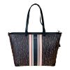 Immagine di ARMANI AX borsa donna shopper GRANDE da spalla con tracolla applic colors 949127