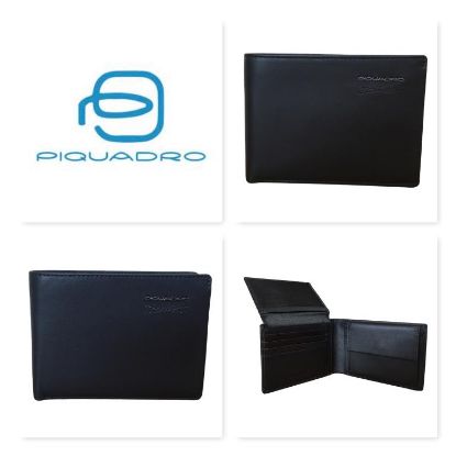 Immagine di PIQUADRO PORTAFOGLI UOMO IN PELLE 8 CARD + SPICCI + DOCUMENTI RFID PU1392W110