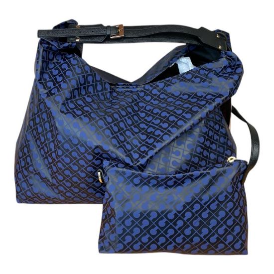 Immagine di GHERARDINI BORSA DONNA SACCA DA SPALLA CON ASTUCCIO INTERNO AMAZZONIA Blu 1020