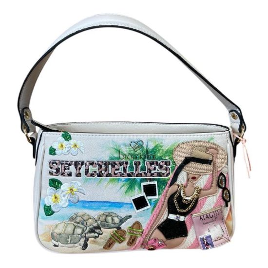 Immagine di BRACCIALINI Shopper piccola da braccio con tracolla applicab SEYCHELLES B18163