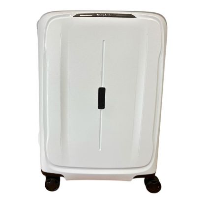 Immagine di SAMSONITE ESSENZ SPINNER 4 RUOTE Grande 75CM polipropilene 100% RECICLED Bianco KM0003