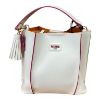 Immagine di Pash Bag Borsa Sacca Secchiello da spalla con tracolla e divisori Bianco STAN