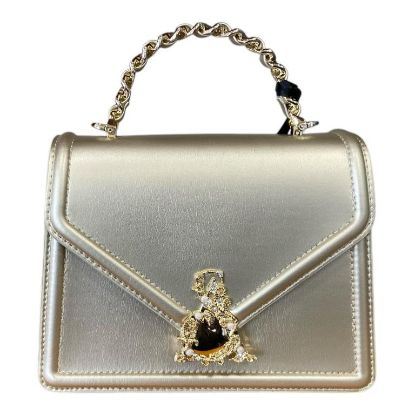 Immagine di L'Atelier du Sac BORSA Gioiello Pochette cn tracolla sera/cerimonia ORO ANNIE