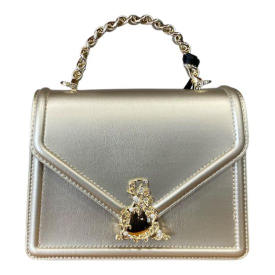 Immagine di L'Atelier du Sac BORSA Gioiello Pochette cn tracolla sera/cerimonia ORO ANNIE