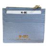 Immagine di MBRC PORTAFOGLI DONNA credit card piatto In pelle 6 FESSURE e zip C629