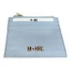 Immagine di MBRC PORTAFOGLI DONNA credit card piatto In pelle 6 FESSURE e zip C629