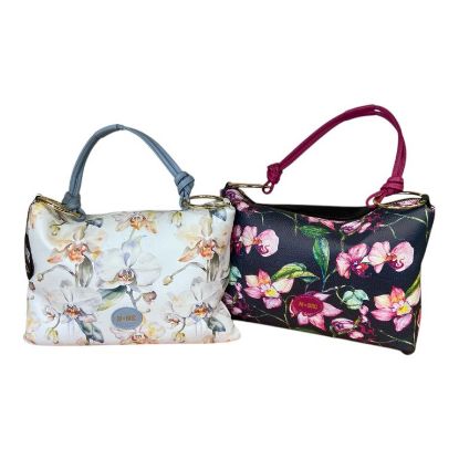Immagine di M BRC borsa sacca Media in pelle Tracolla fissa per l spalla floreale FIORI C181