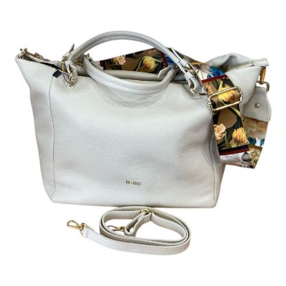 Immagine di M BRC borsa donna Shopper grande in pelle da braccio con 2 tracolle incluse C076