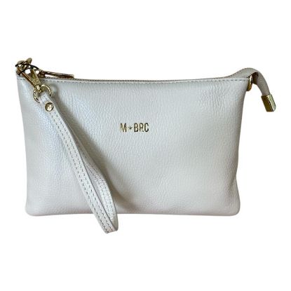 Immagine di MBRC Borsa donna media CLUTCH cn tracolla e maniglia da polso / Made Italy C602