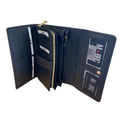 Immagine di MBRC PORTAFOGLI DONNA A VENTAGLIO Fisarmonica CON SCOMPARTI 14 CARD C625