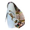 Immagine di M BRC borsa sacca Piccola da spalla in pelle 2 tracolle inc chiusa da patta C110