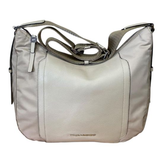 Immagine di PIQUADRO BORSA DONNA SACCA Grande da spalla Tessuto Tecnico e pelle TRACOLLA reg. TASCHE org. BD6658W92T