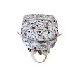 Immagine di PASH BAG Borsa donna ZAINO da spalla CHIUSO con ZIP sciarpa inclusa FIORI ERIC